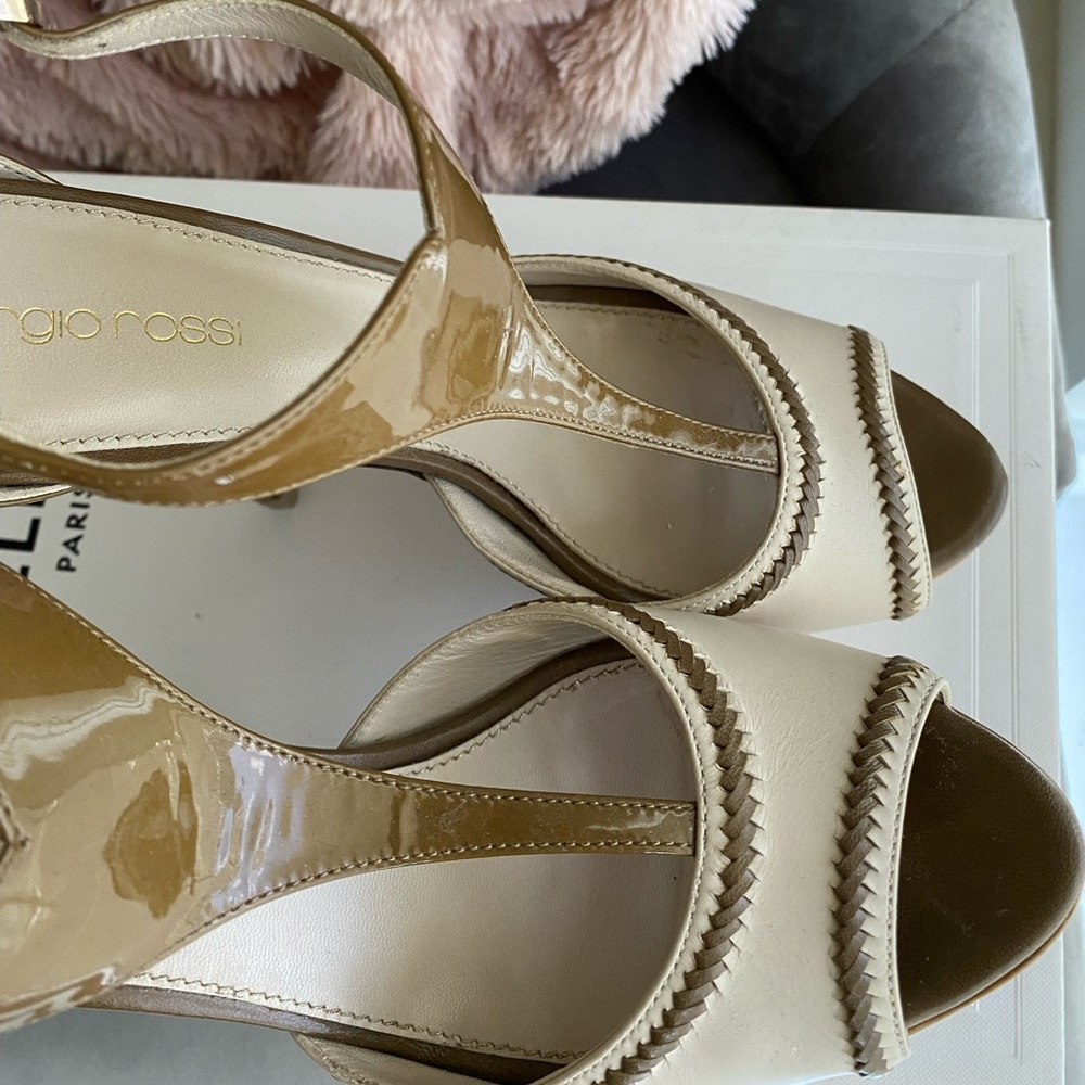 AUTHENTIC SERGIO ROSSI PLATFORM SANDALS - Picture 3 of 5